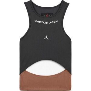 Jordan x Cactus Jack Dark Smoke Grey and Brown Tank